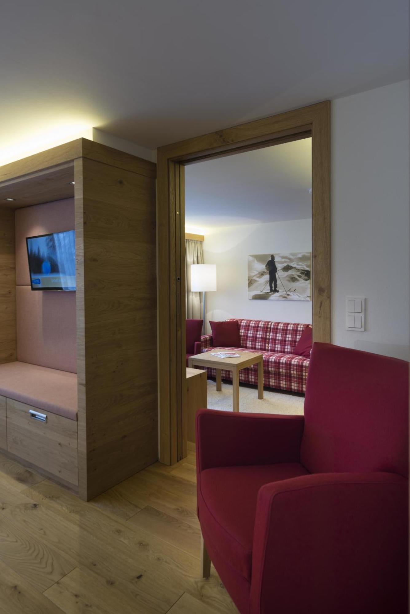 Hotel Garni Panorama 레흐암 아르베르크 객실 사진