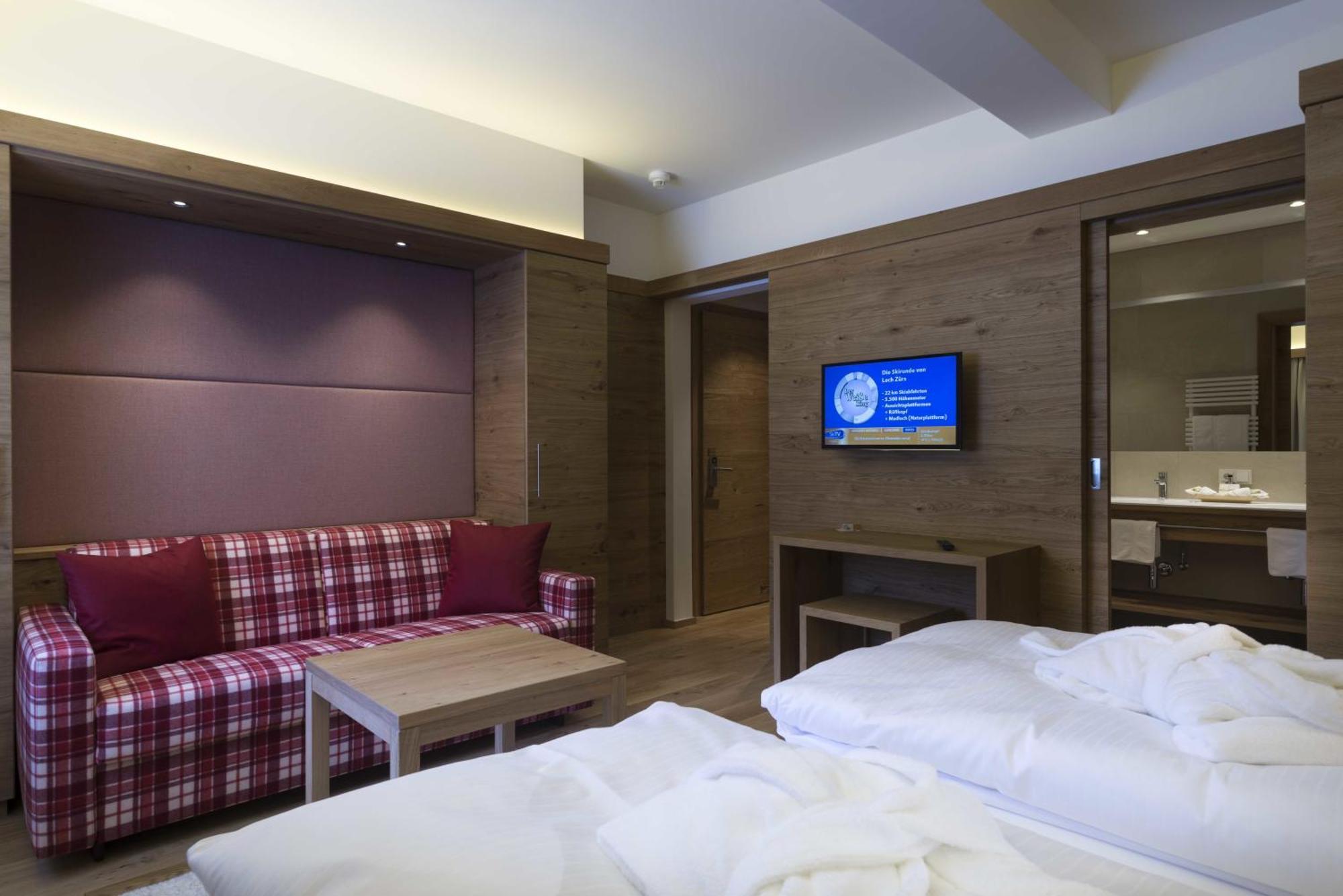 Hotel Garni Panorama 레흐암 아르베르크 객실 사진