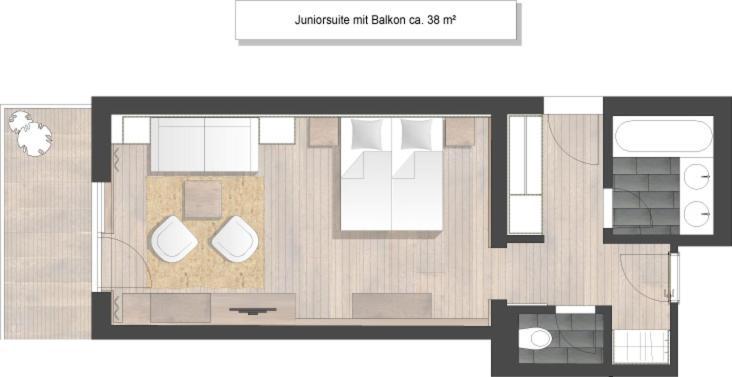 Hotel Garni Panorama 레흐암 아르베르크 외부 사진